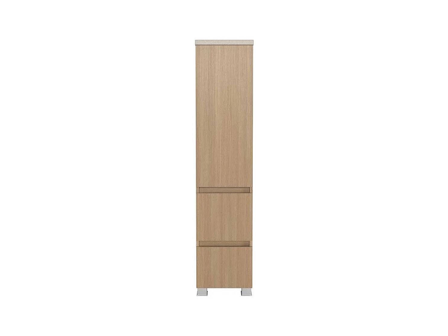 Midischrank Bad Badschrank in Eiche hell mit Soft Close