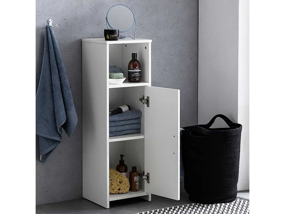 Badezimmer Unterschrank in Weiß 30 cm breit