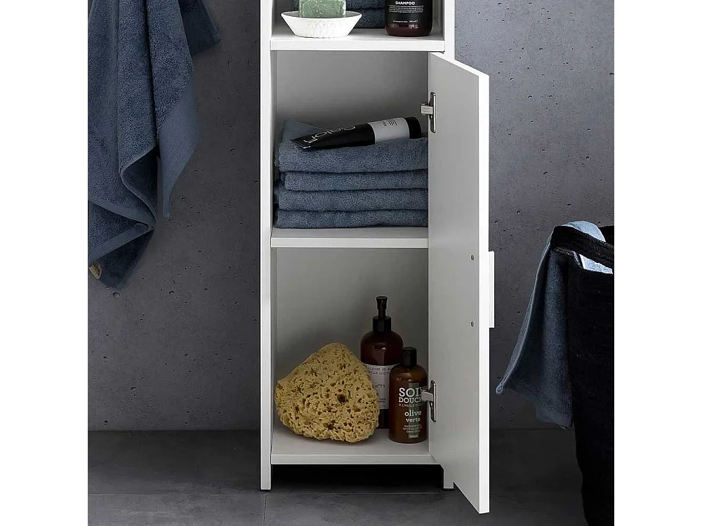Badezimmer Unterschrank in Weiß 30 cm breit