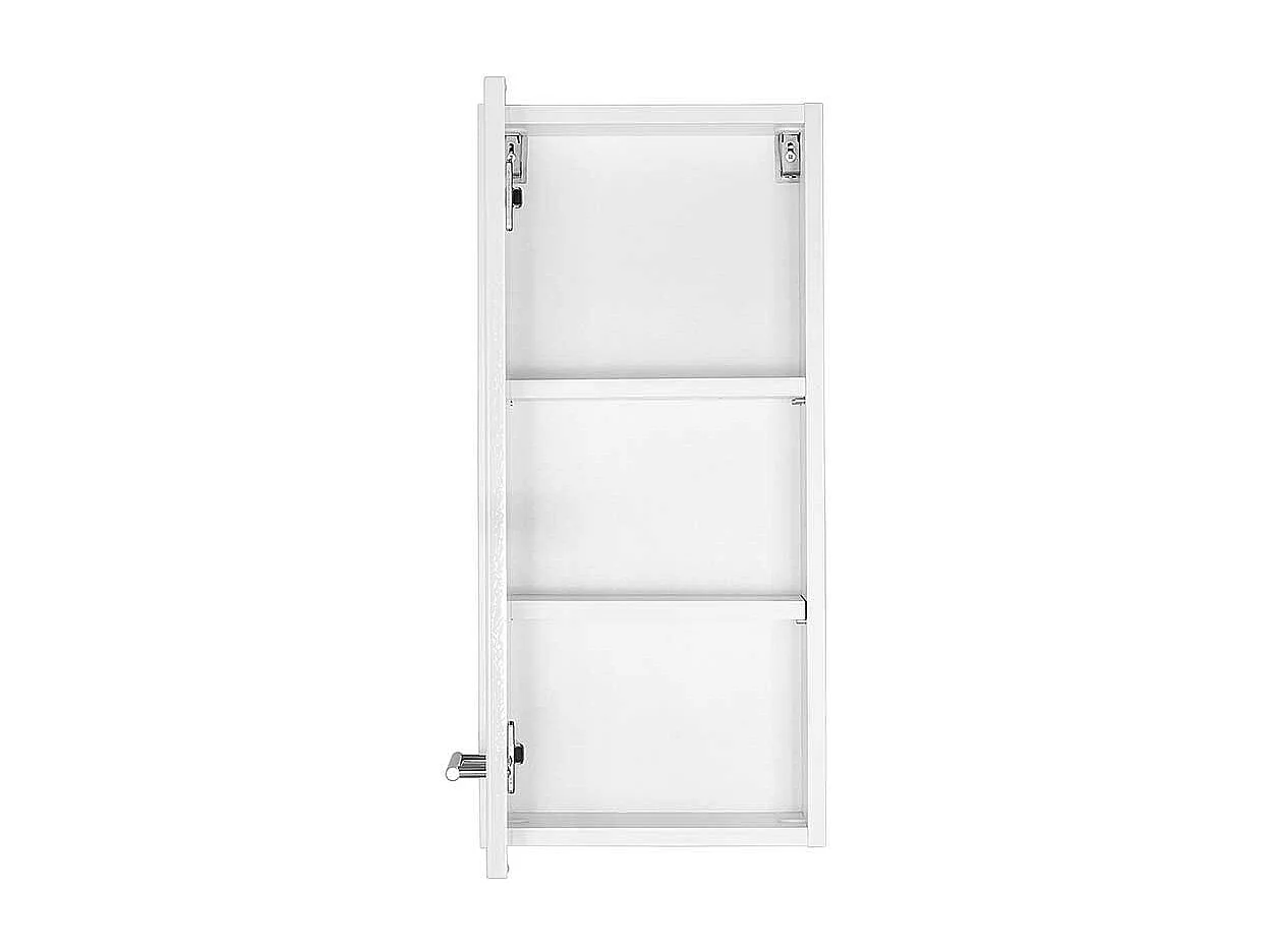 Hochglanz Hängeschrank in Weiß Bad