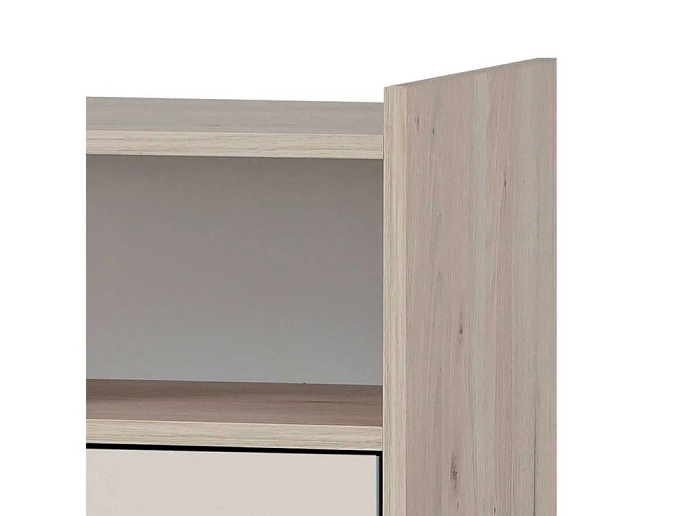 Badezimmerschrank in Cremeweiß Eiche hell