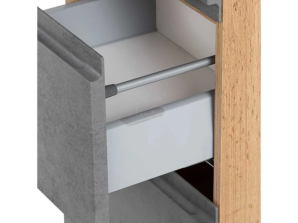 Badezimmermidischrank hängend mit Füßen 40x130x35 cm