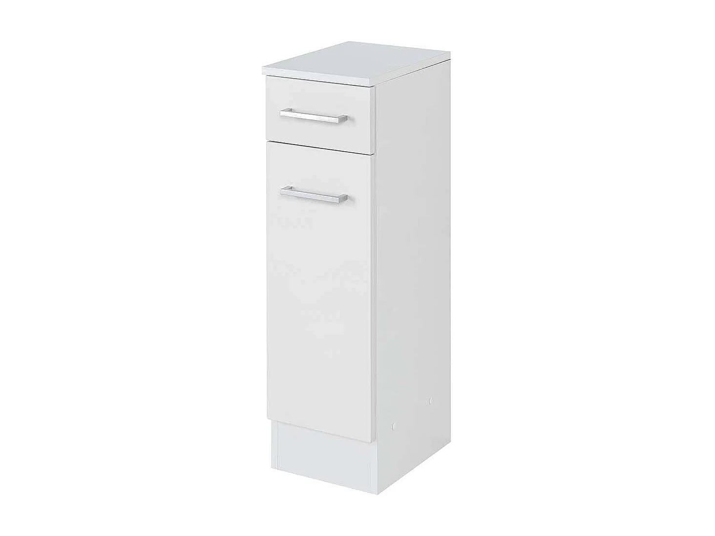 Weißer Unterschrank 25 cm breit Bad
