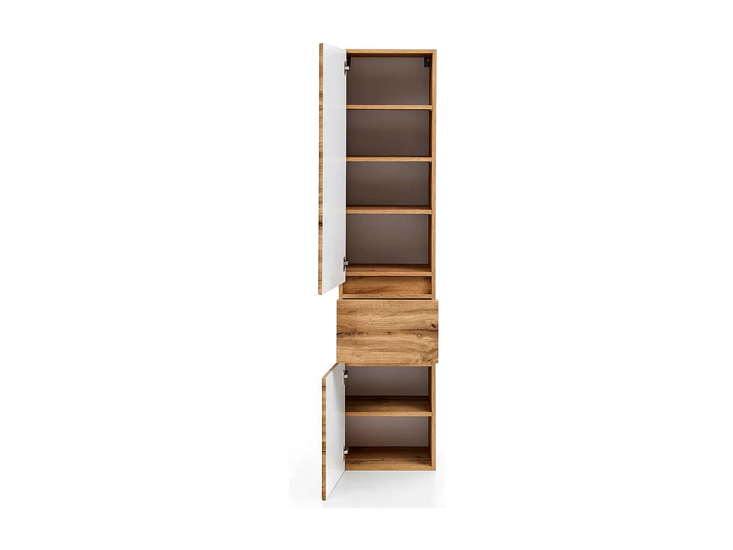 Badseitenschrank 185 cm hoch Landhausstil