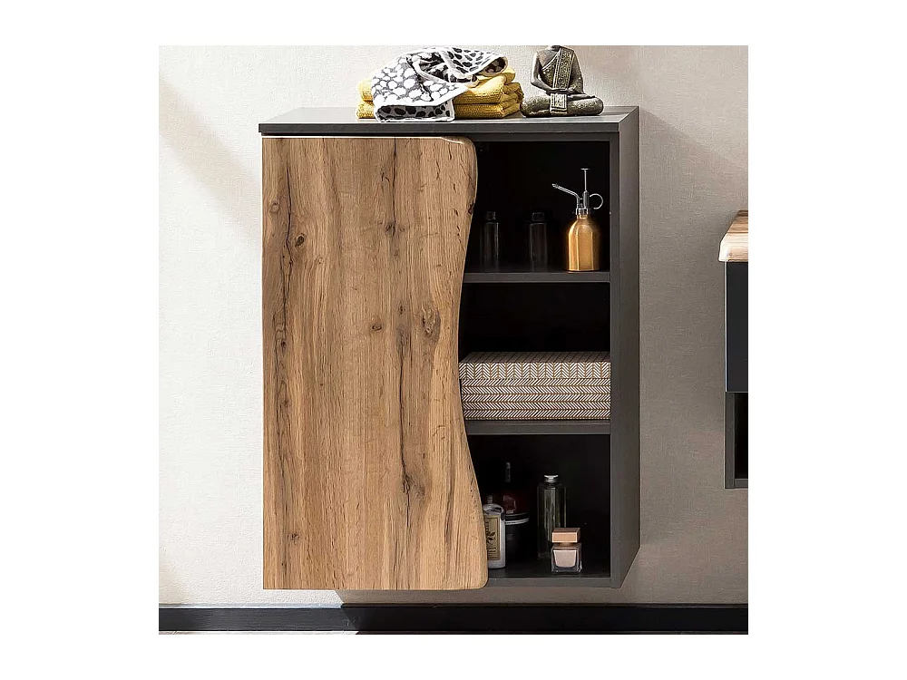 Badezimmerschrank im Landhausstil Tür mit Baumkante NB