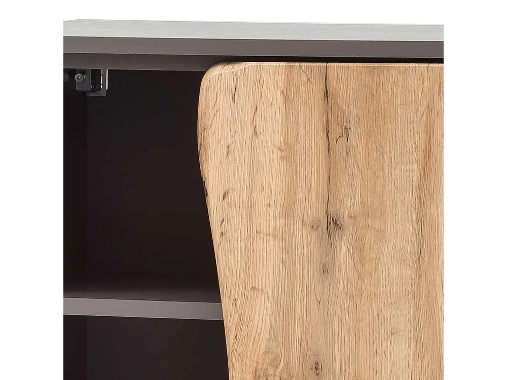 Badezimmerschrank im Landhausstil Tür mit Baumkante NB