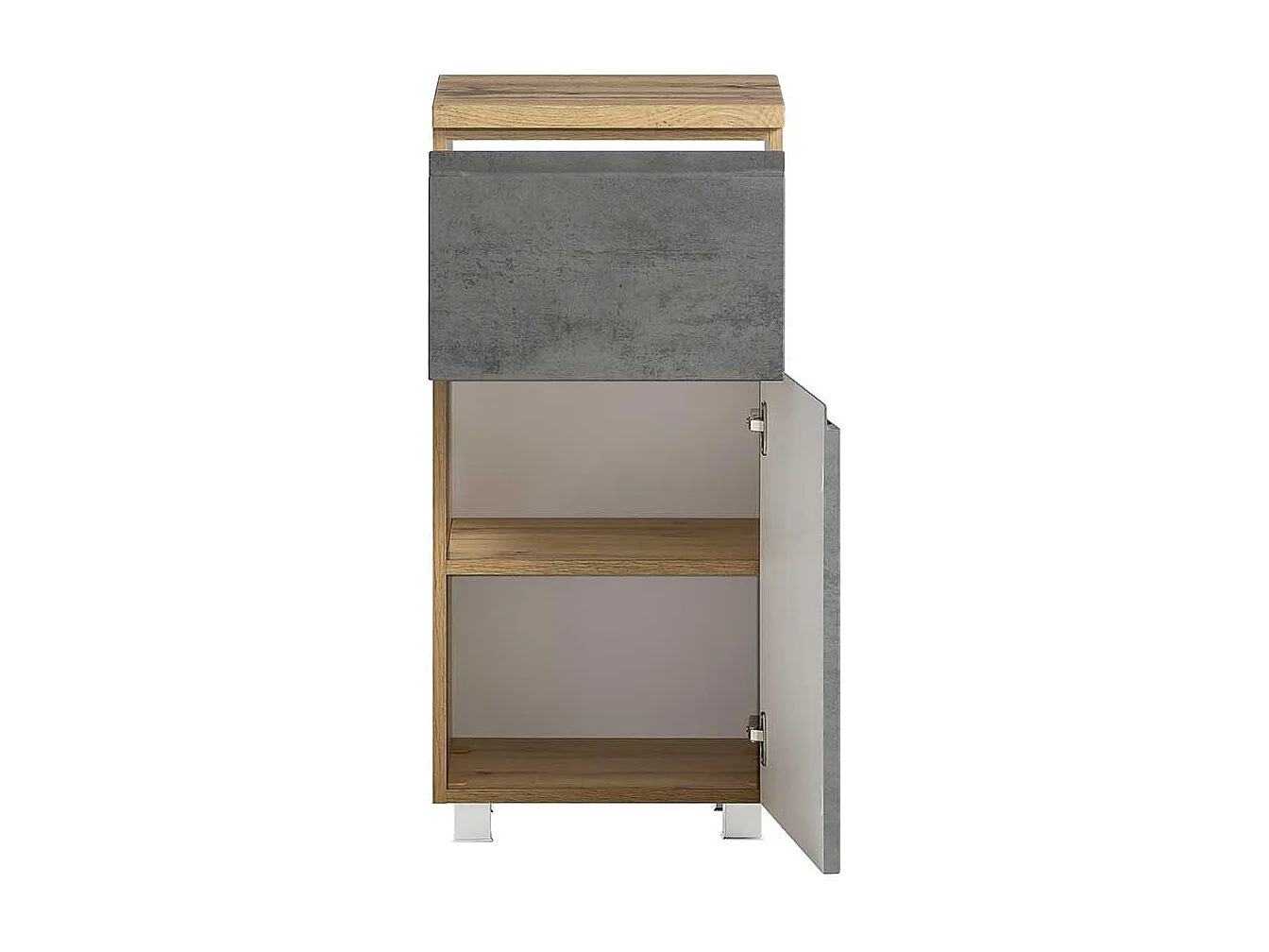 Bad Unterschrank Wandmontage mit Füßen Made in Germany