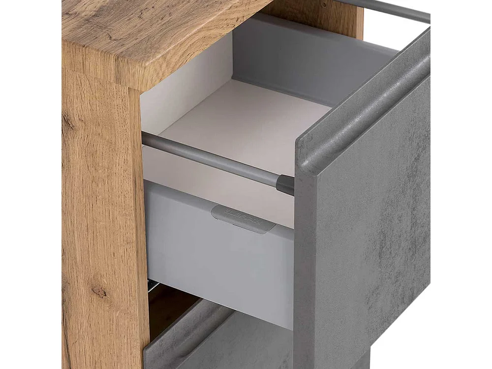 Bad Unterschrank Wandmontage mit Füßen Made in Germany