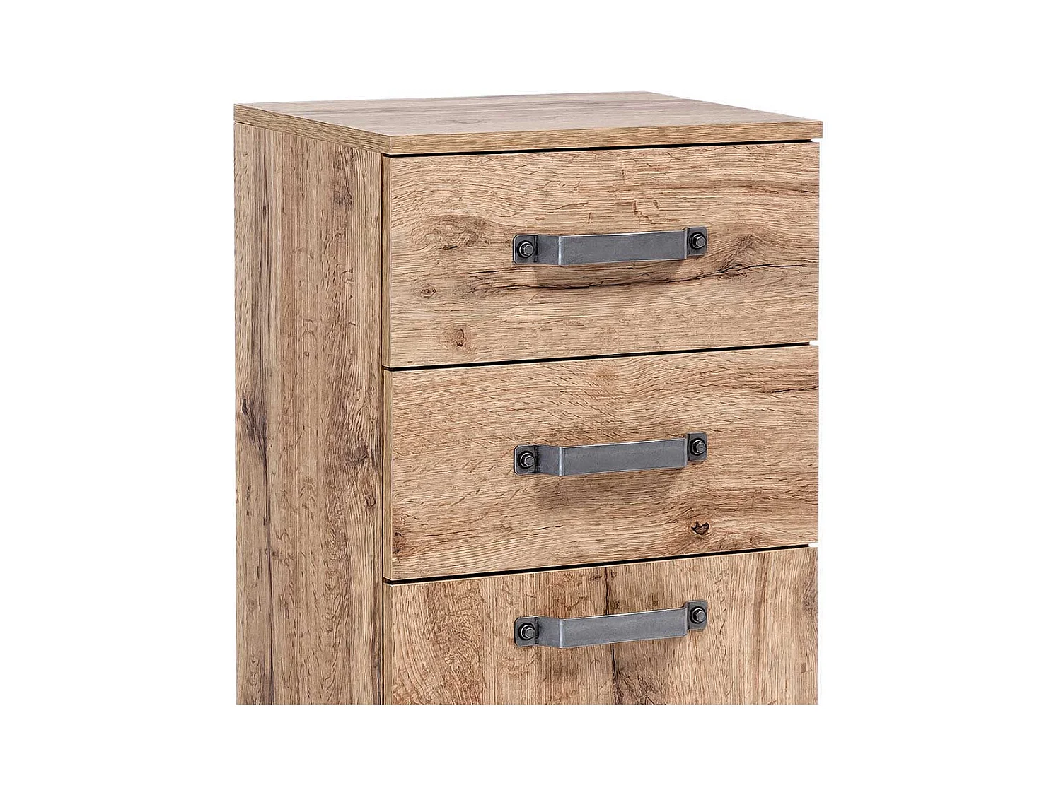 Badezimmer Unterschrank in Wildeichefarben 40 cm breit