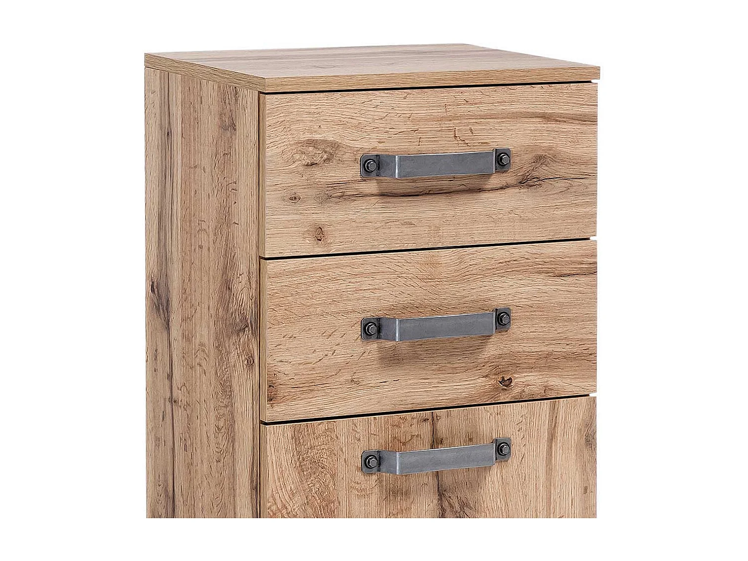 Badezimmer Unterschrank in Wildeichefarben 40 cm breit