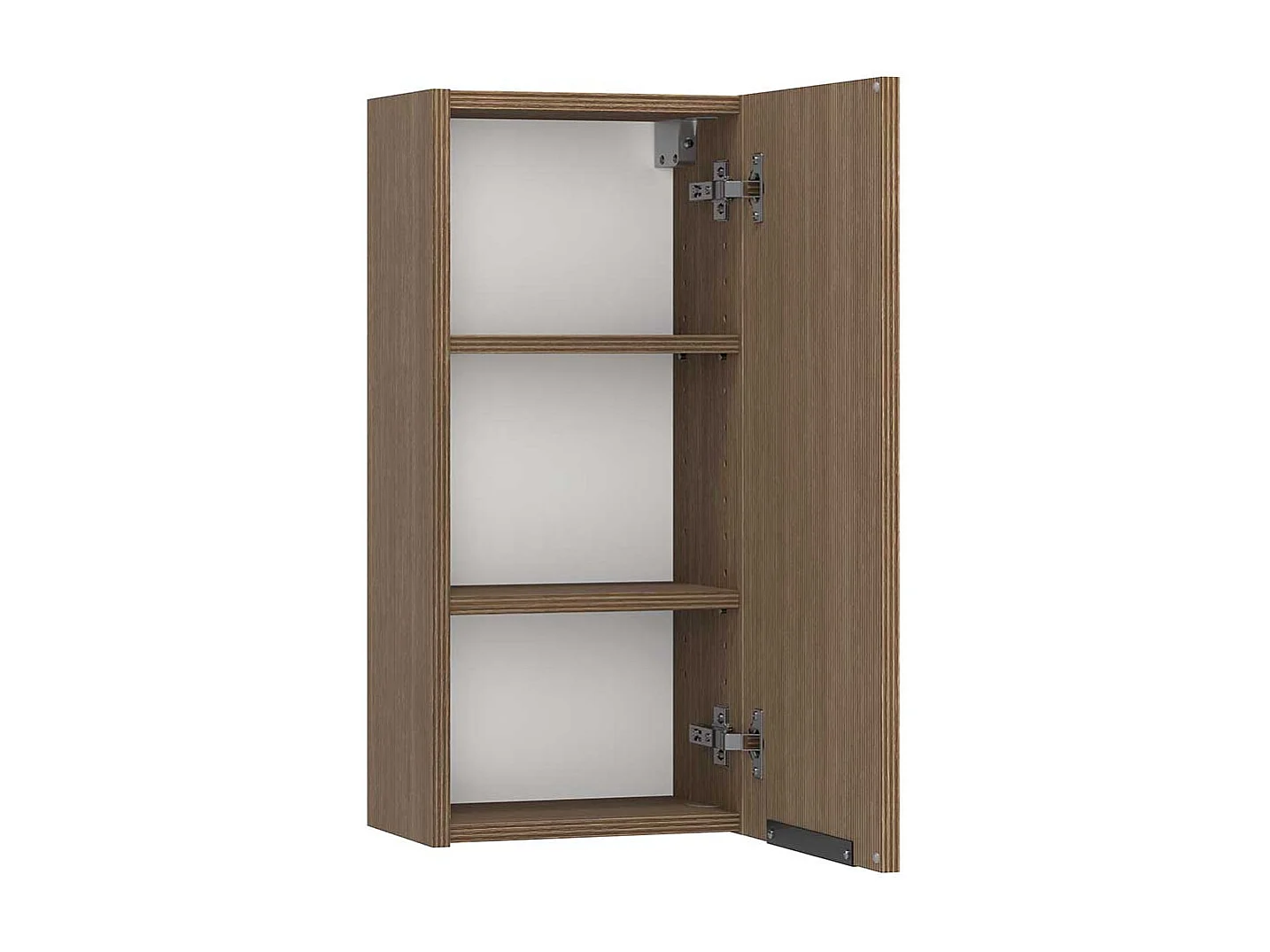 Badschrank Wandschrank in modernem Design - Eiche dunkel