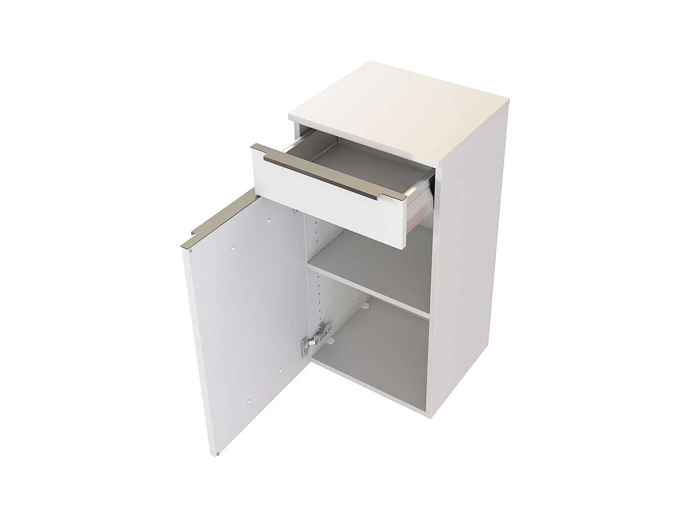 Bad Unterschrank in Weiß 40 cm breit