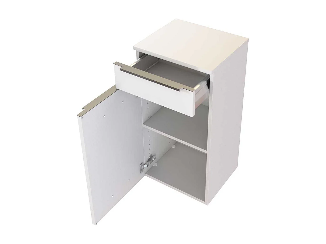 Bad Unterschrank in Weiß 40 cm breit