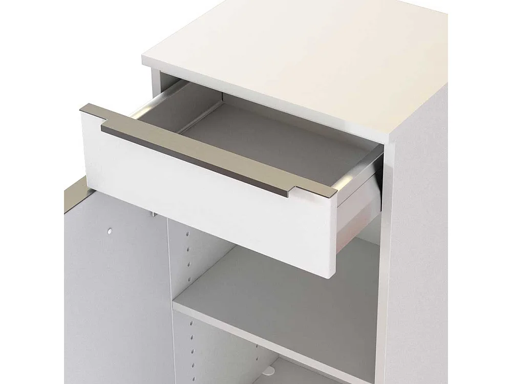 Bad Unterschrank in Weiß 40 cm breit