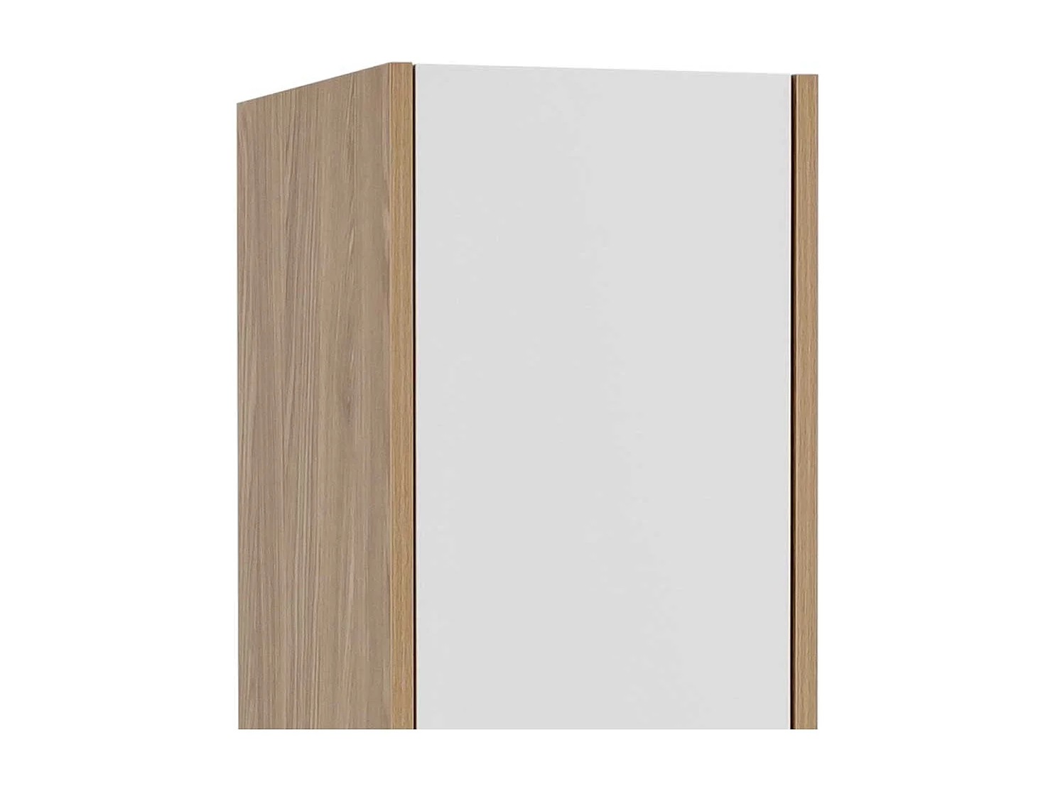 Badseitenschrank im Skandi Design melaminbeschichtet