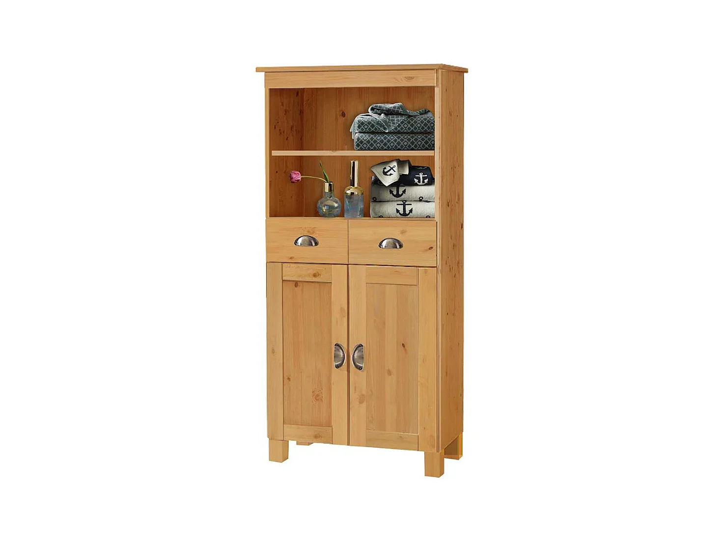 Badezimmermidischrank aus Kiefer Massivholz Landhausstil