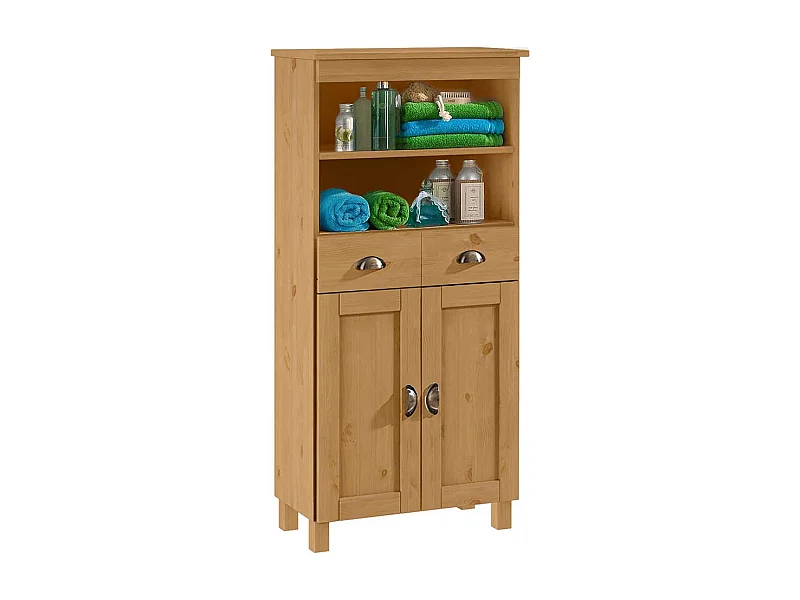 Badezimmermidischrank aus Kiefer Massivholz Landhausstil