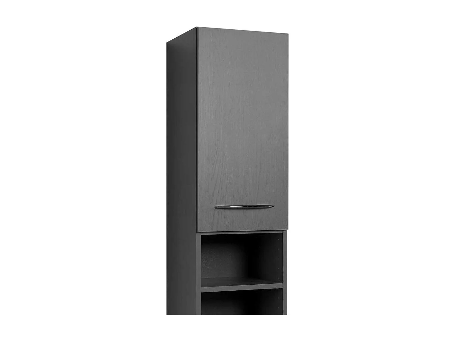 Badezimmer Hochschrank in Graphit Grau 30 cm