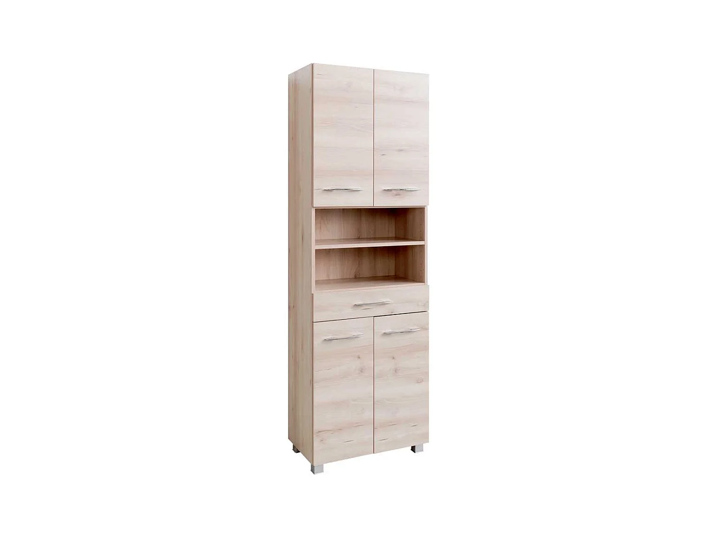 Bad Hochschrank in Buche 60 cm breit