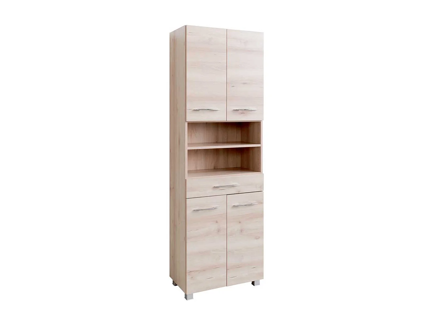 Bad Hochschrank in Buche 60 cm breit