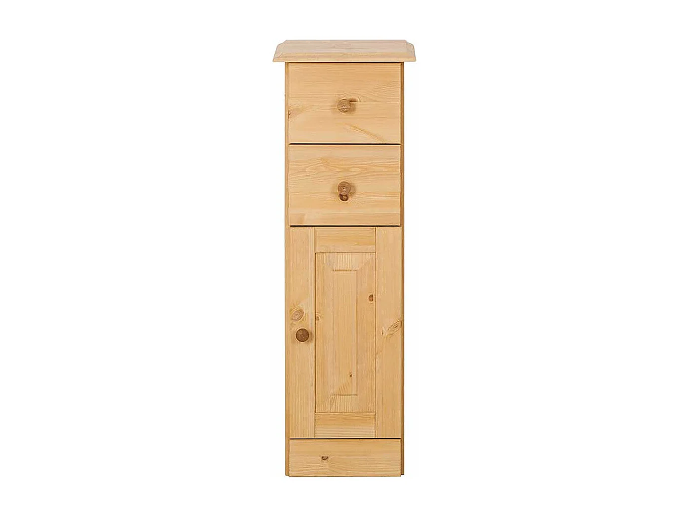 Badezimmerschrank Badschrank aus Kiefer Massivholz mit Holzgriffen
