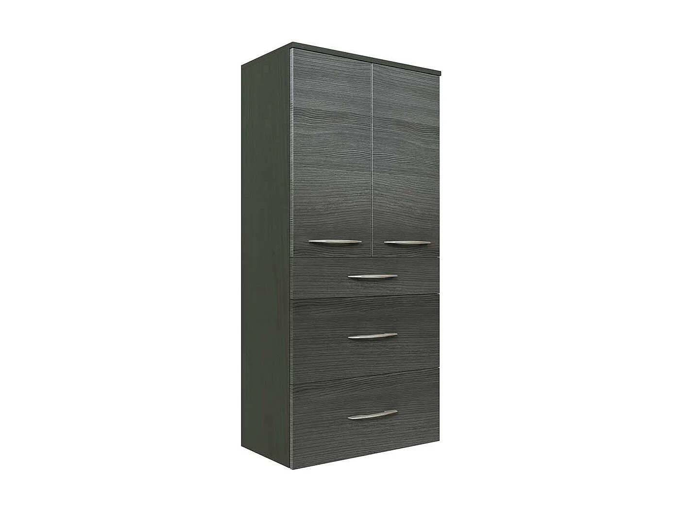 Badezimmerschrank in Eiche Grau hängend