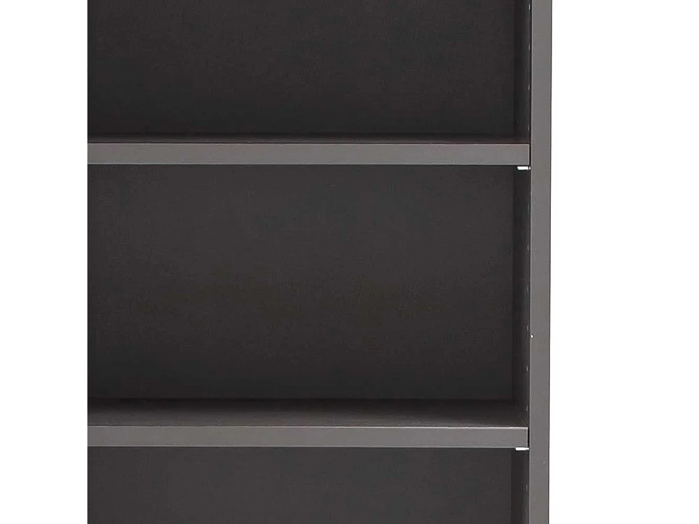 Badezimmermidischrank in Dunkelgrau & Wildeiche Optik 185 cm hoch