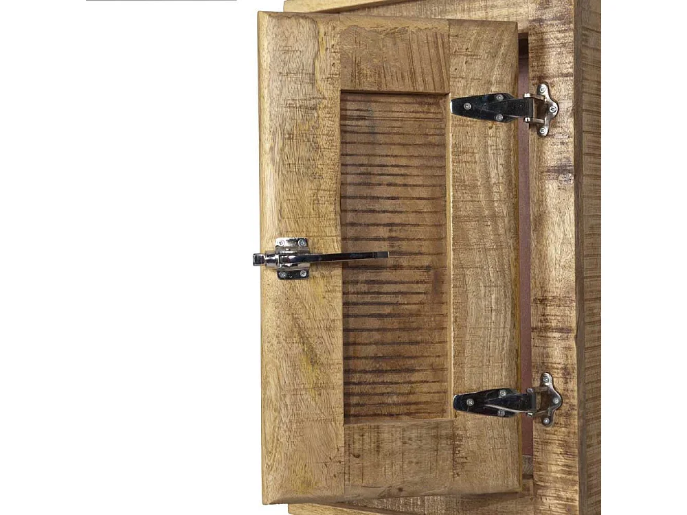 Hängeschrank aus Mangobaum Massivholz Mangobaum