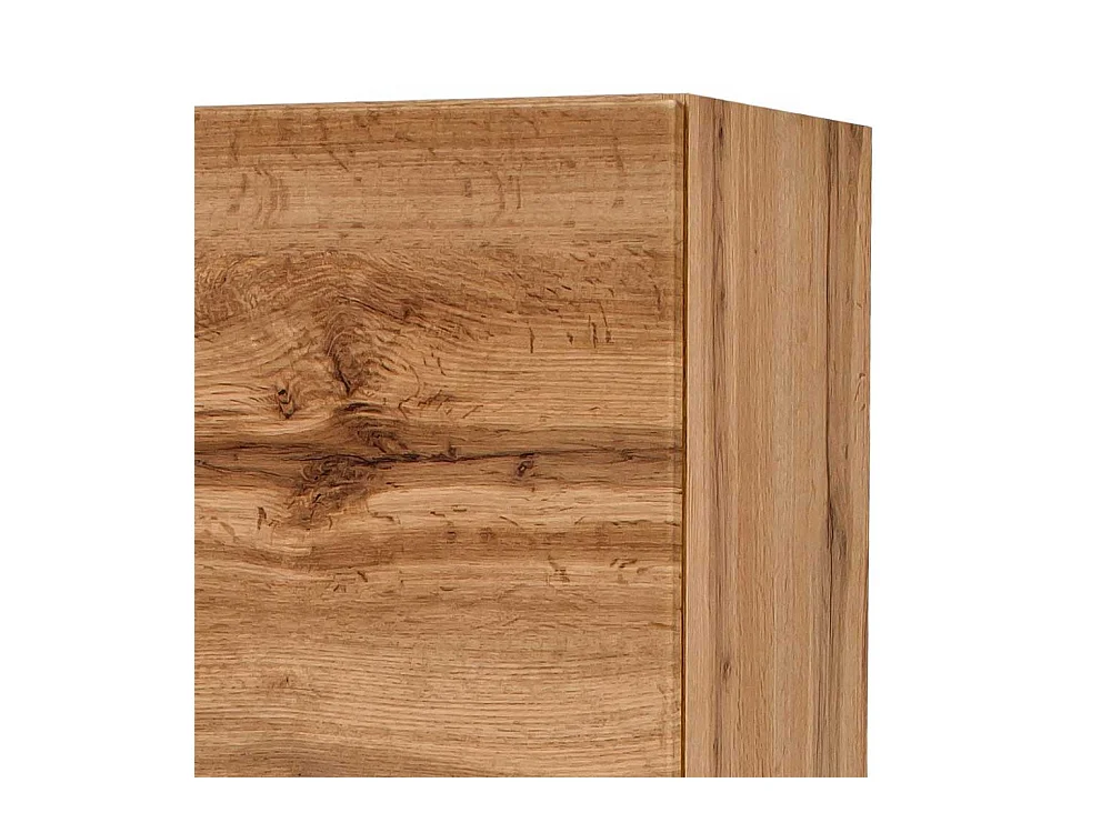 Badezimmer Hochschrank im Wildeiche Dekor 185 cm hoch