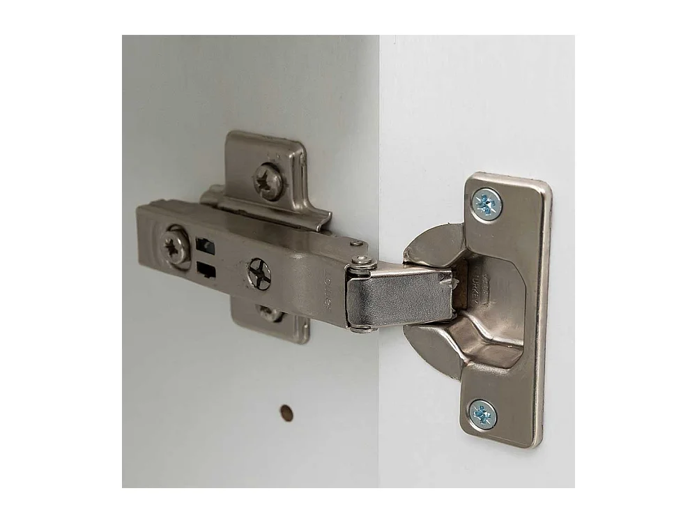 Weißer Badschrank 40 cm breit 180 cm hoch