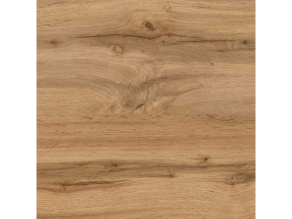 Badezimmerhängeschrank in Wildeichefarben Baumkanten Optik