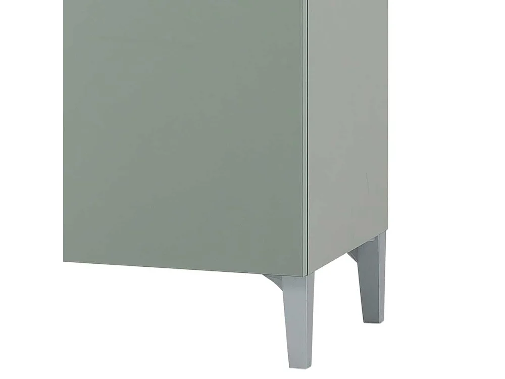 Badezimmermidischrank in Graugrün Eichefarben