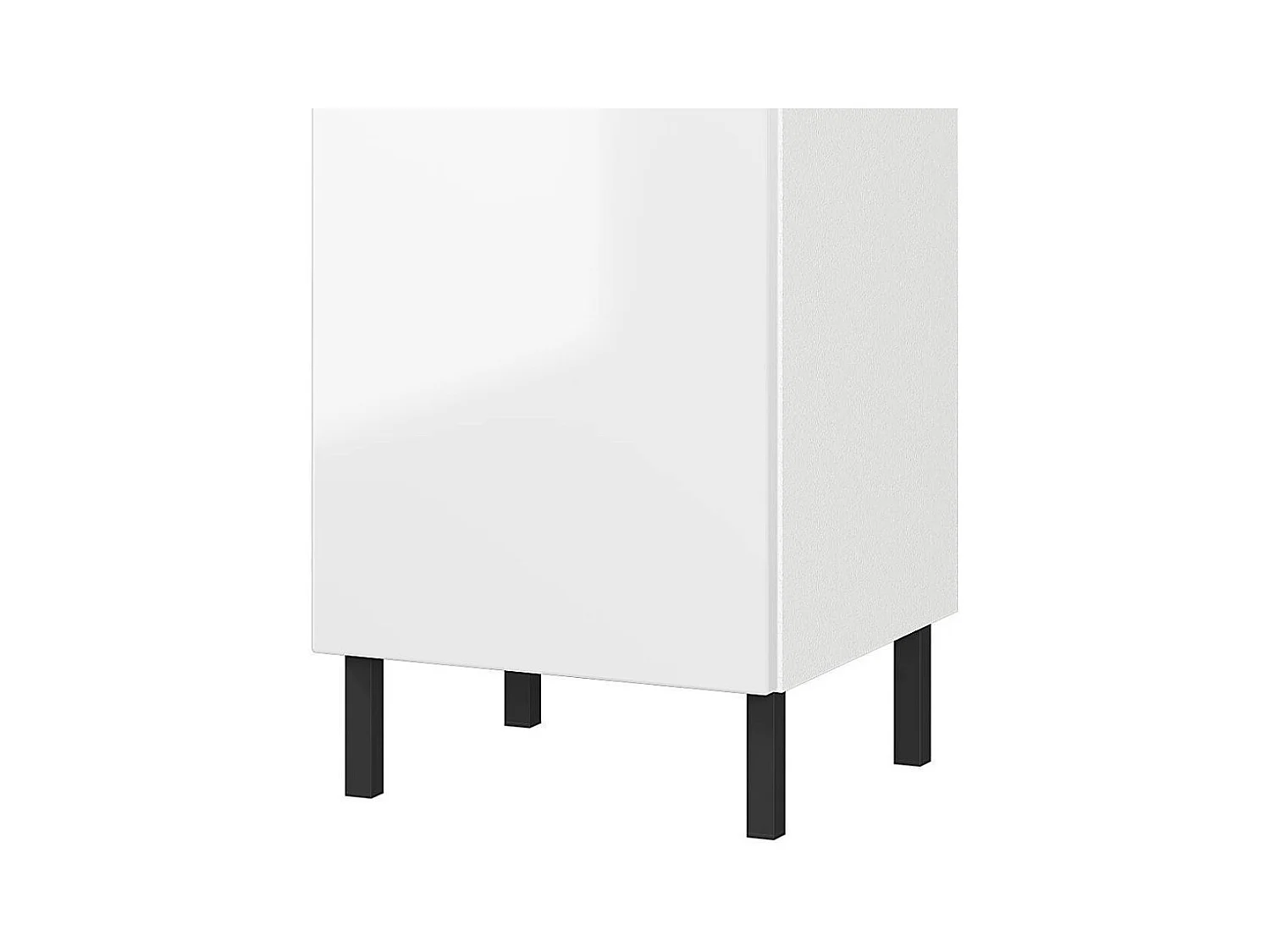 Hochschrank Badschrank mit einer Schublade Hochglanz