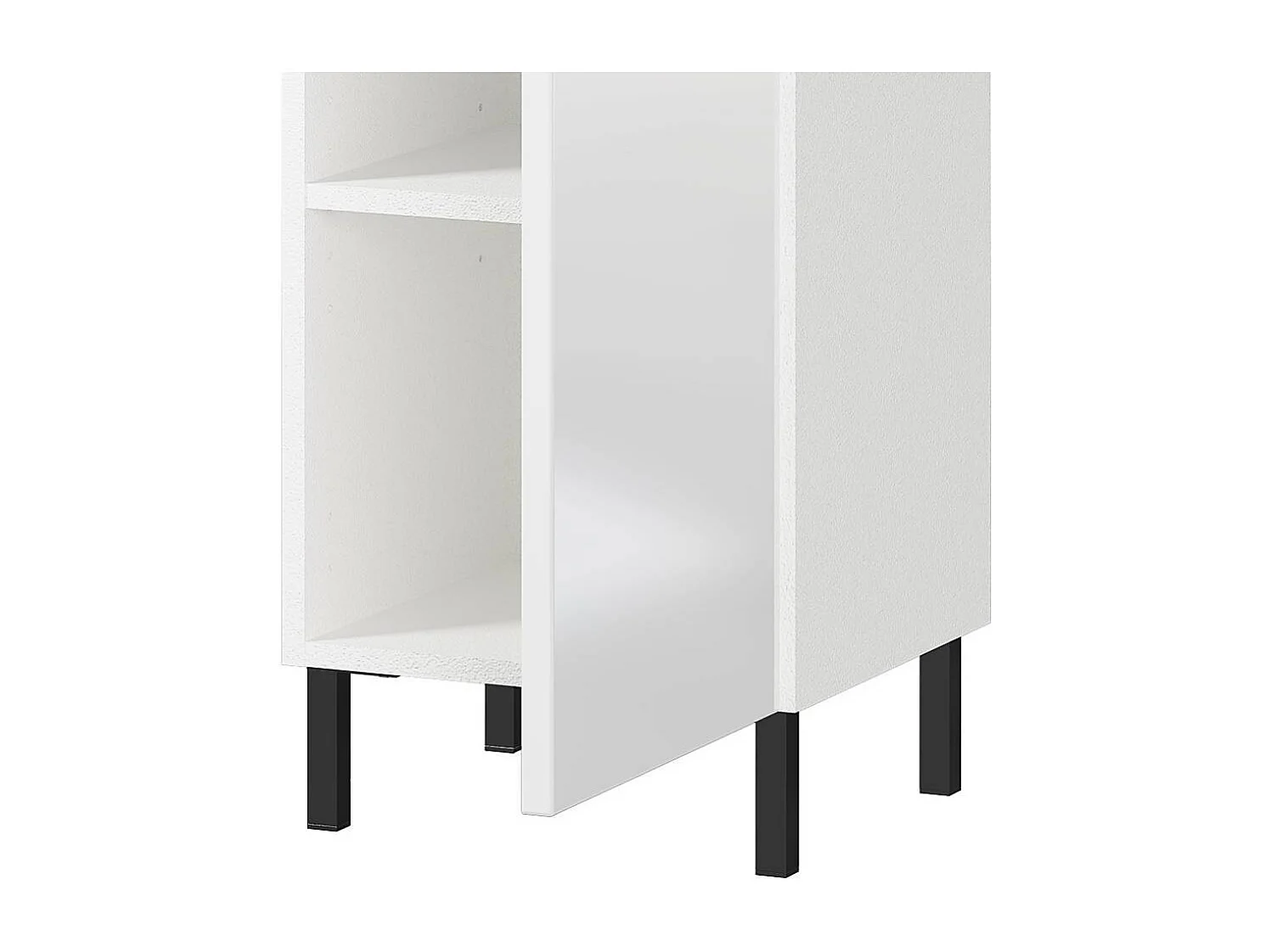 Hochschrank Badschrank mit einer Schublade Hochglanz