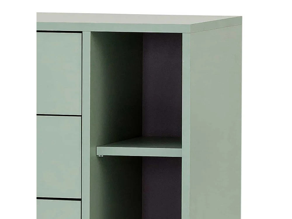 Badezimmermidischrank im Skandi Design zwei Schubladen