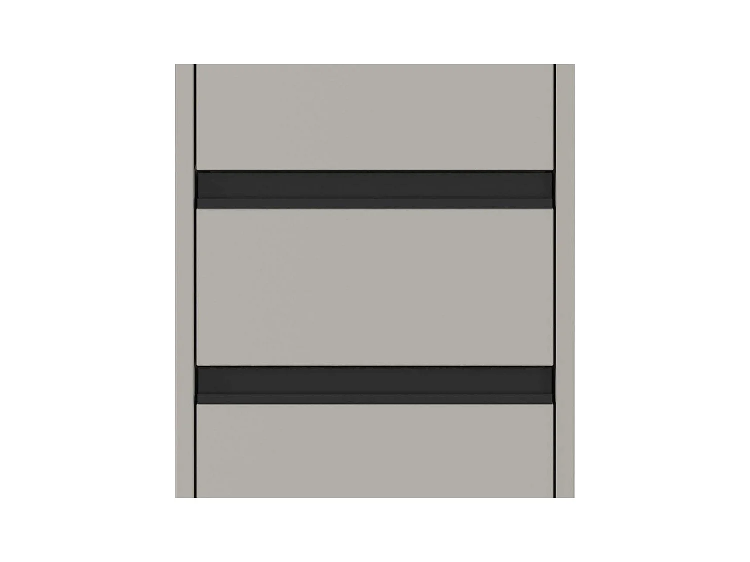 Badschrank Midischrank in Grau 33 cm breit