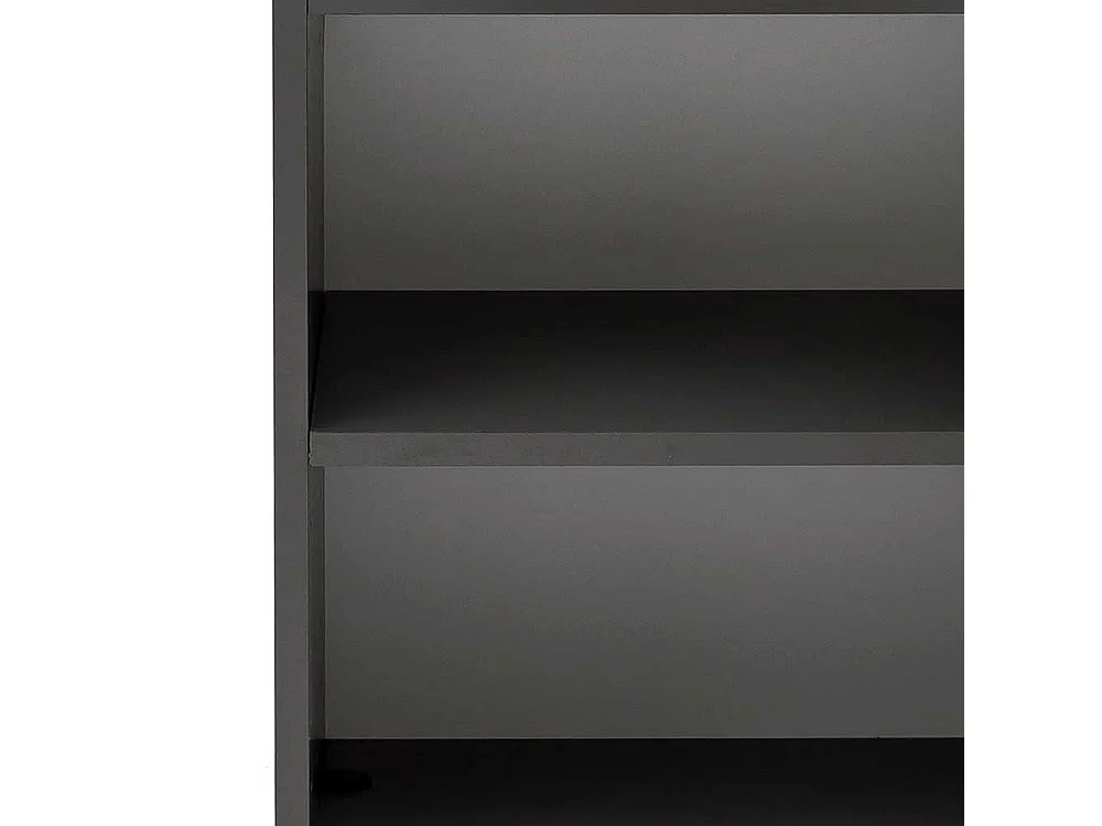 Bad Unterschrank in Dunkelgrau Wildeiche Holzoptik