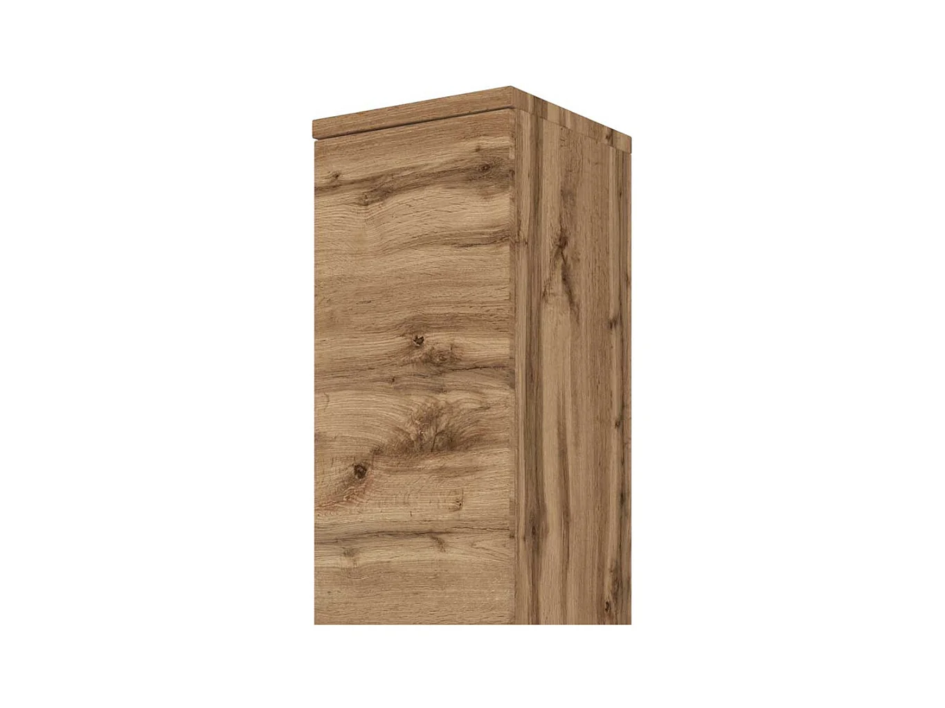 Badezimmer Seitenschrank in Wildeichefarben hängend