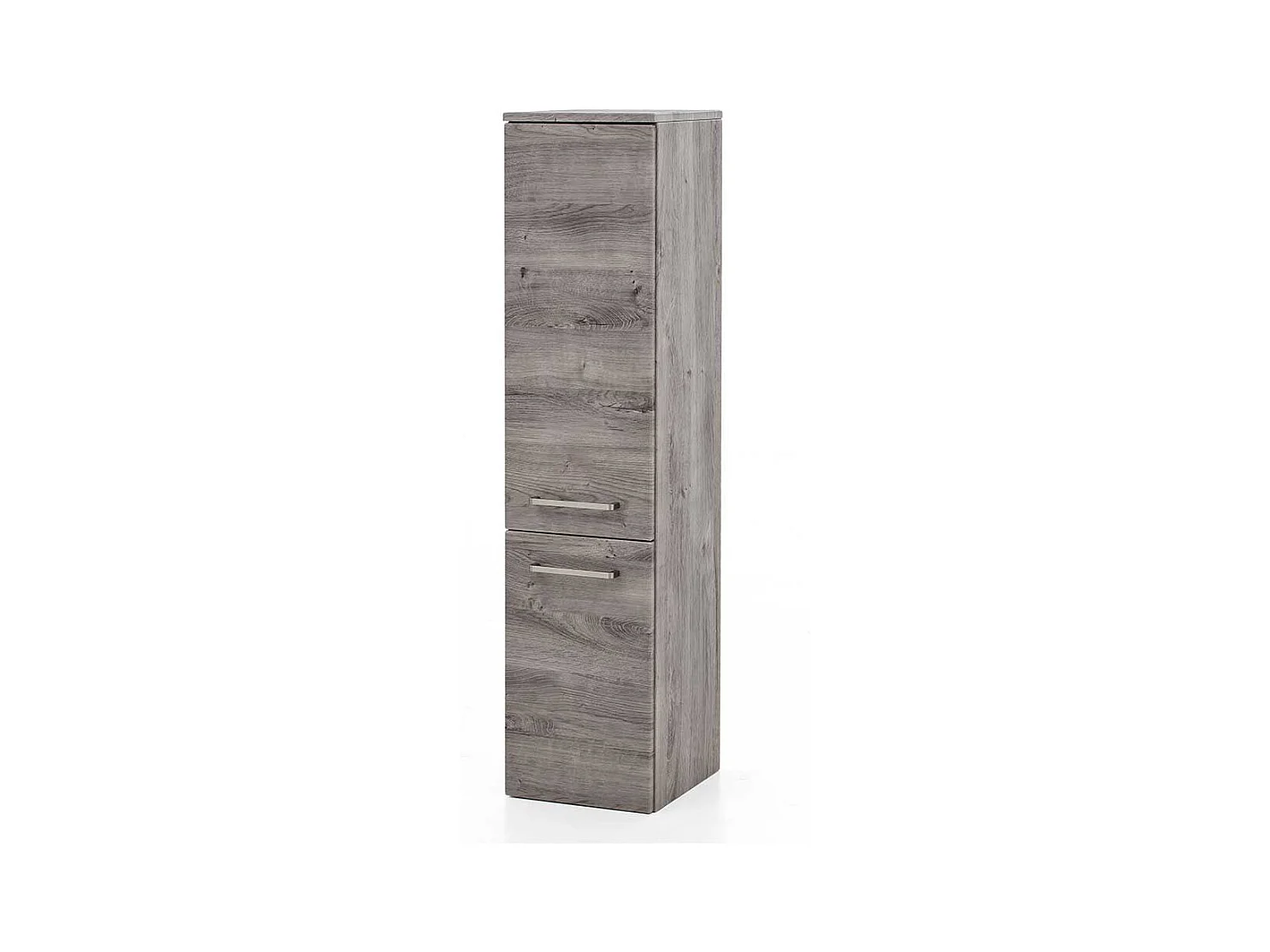 Badezimmerhochschrank in Eiche Grau 30 cm breit