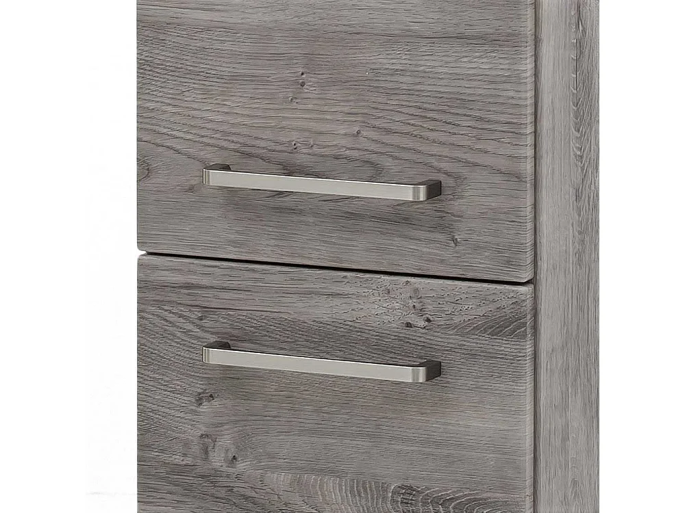 Badezimmerhochschrank in Eiche Grau 30 cm breit