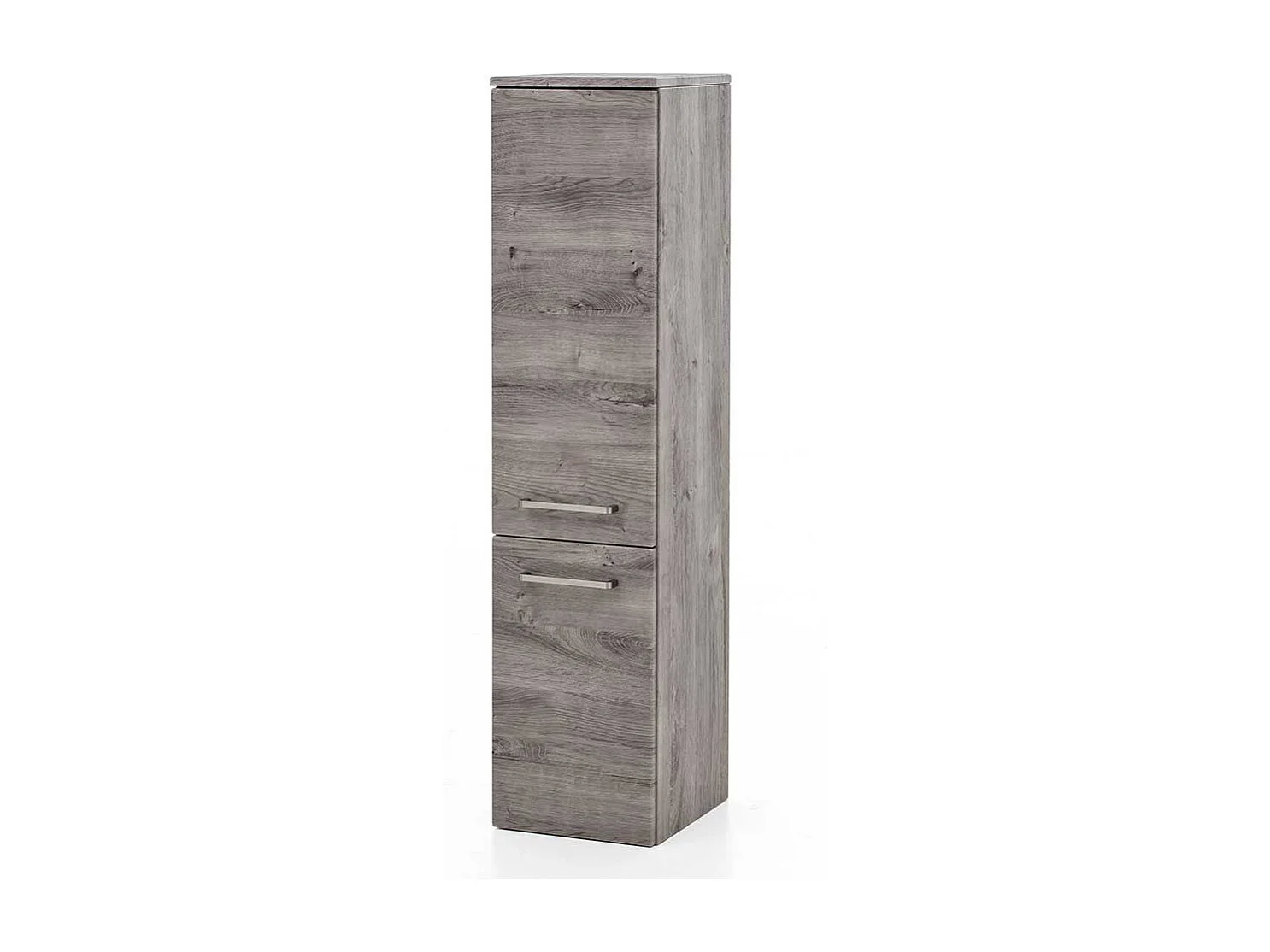 Badezimmerhochschrank in Eiche Grau 30 cm breit