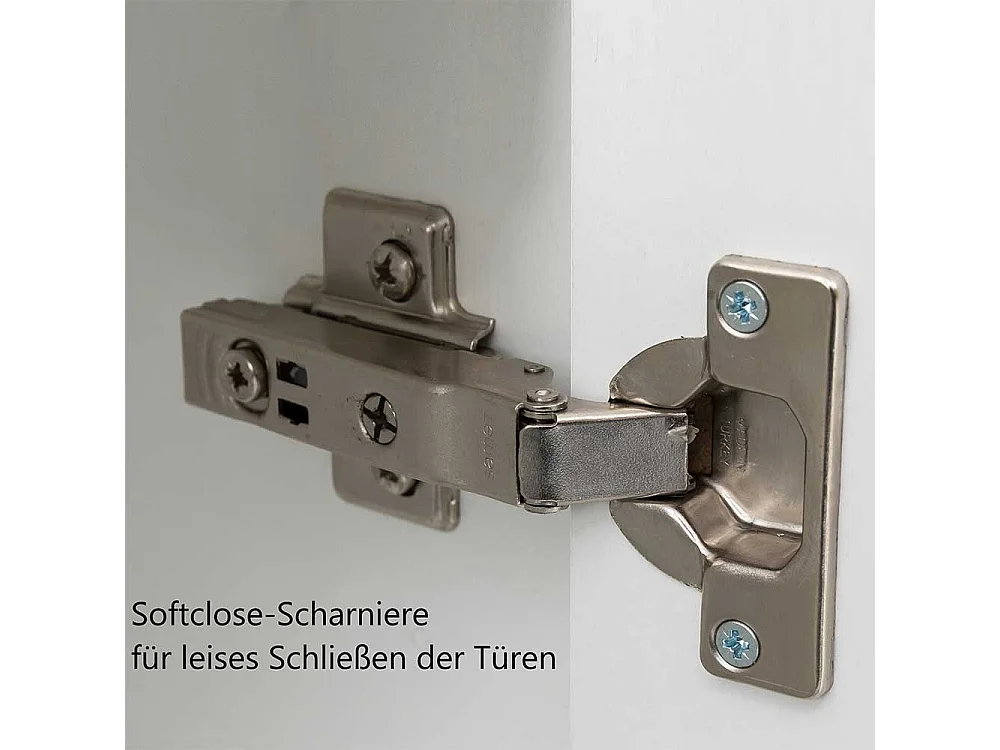 Badezimmerhochschrank in Eiche Grau 30 cm breit