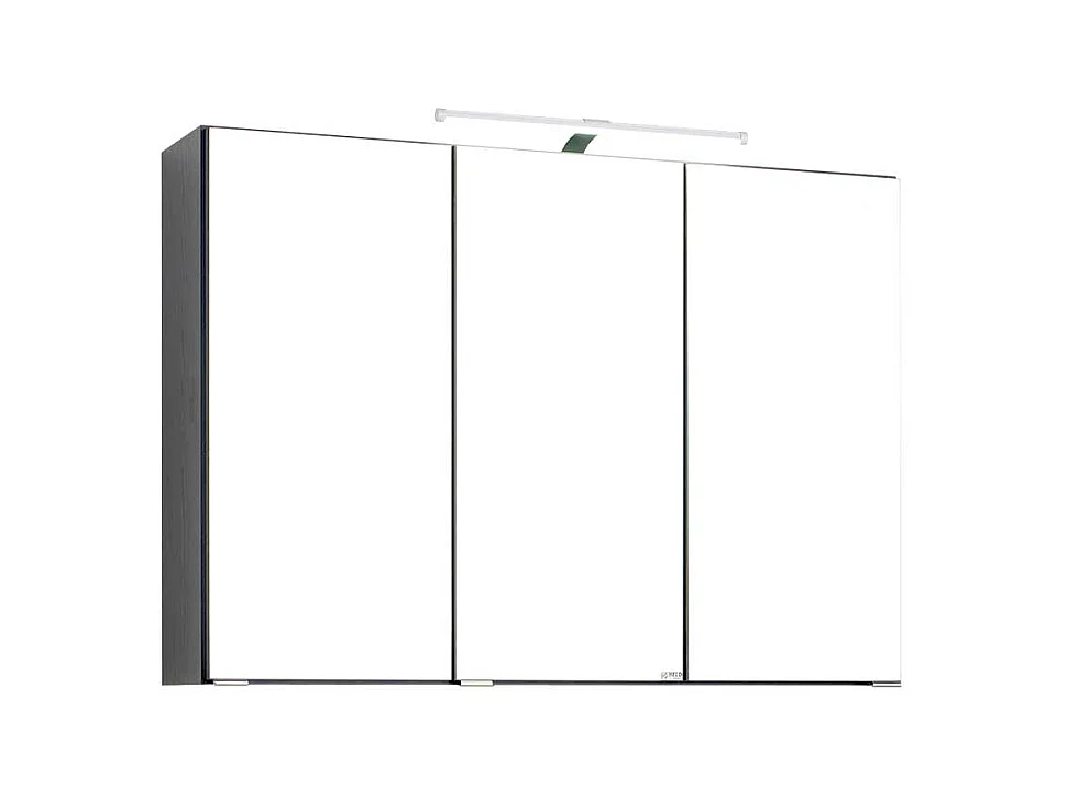 Bad Spiegelschrank mit 3D Effekt Anthrazit