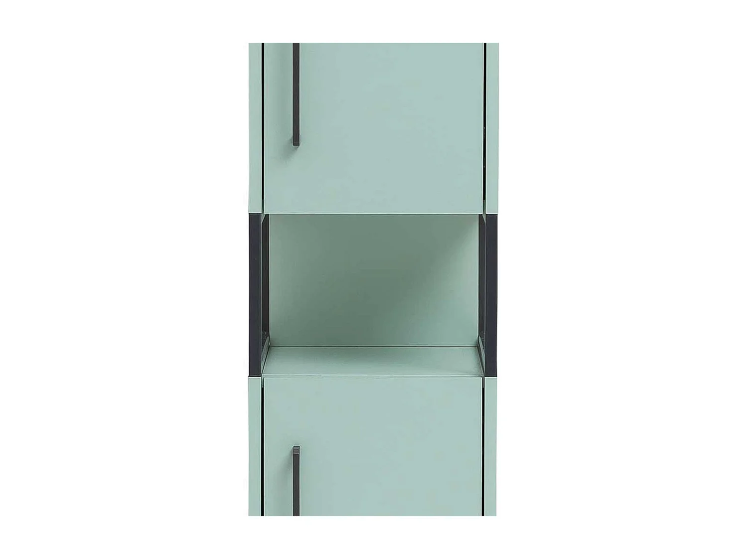 Badezimmerschrank in Mintgrün und Anthrazit Made in Germany