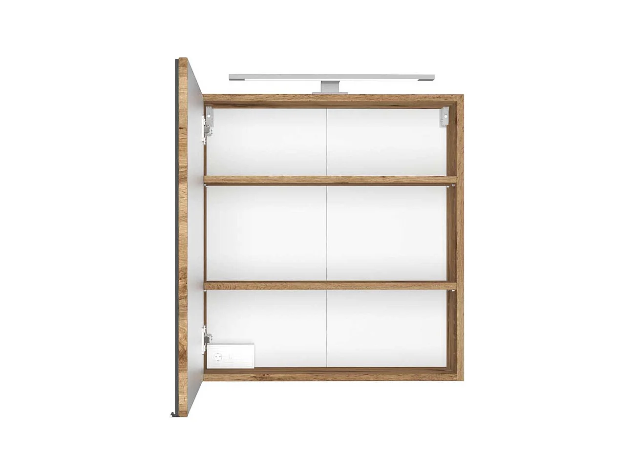 Spiegelschrank für Badezimmer Wildeichefarben