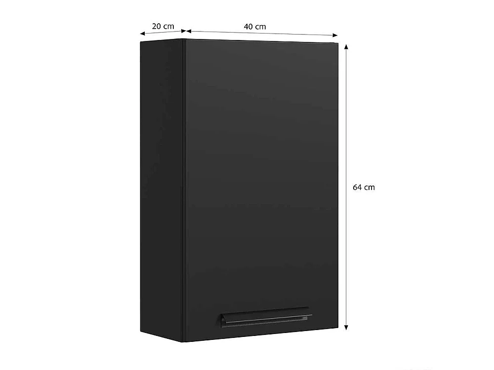 Badezimmerschrank Badhängeschrank mit Metallgriff für die Wandmontage