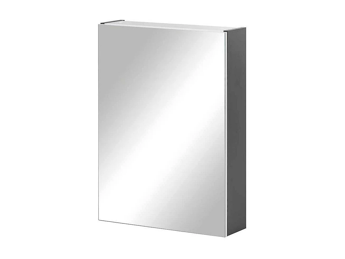 Badezimmer Spiegelschrank in Anthrazit 50 cm breit