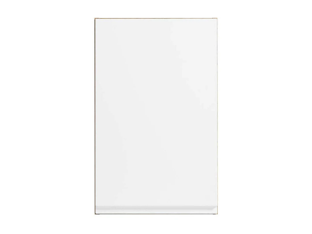 Wandschrank Badezimmer in Wildeichefarben und Weiß 64 cm hoch