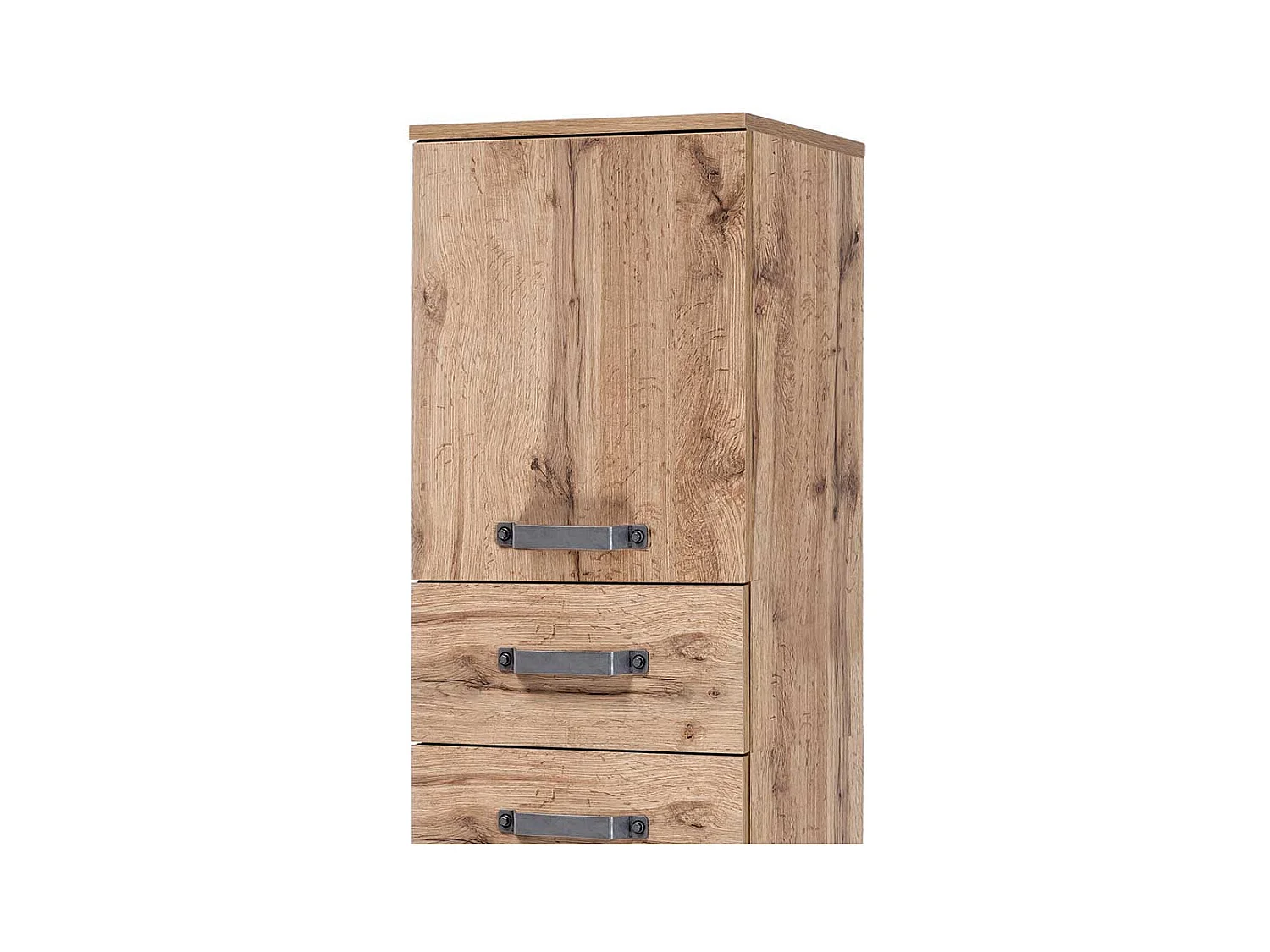 Bad Hochschrank in Wildeichefarben 40 cm breit