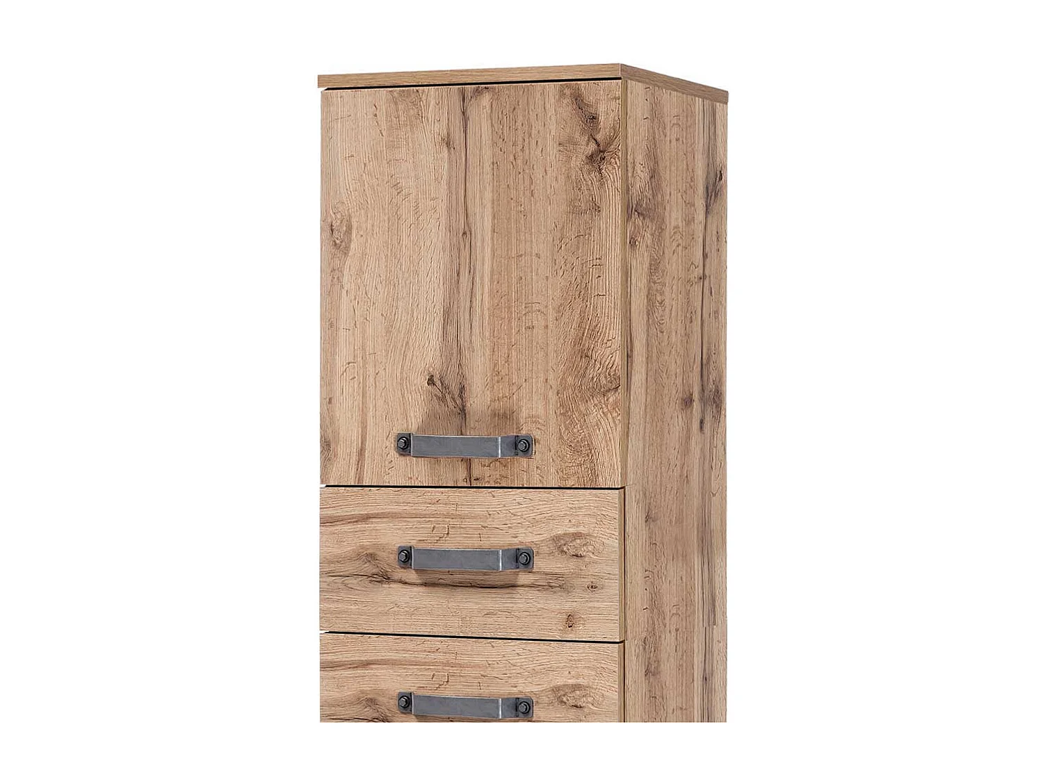 Bad Hochschrank in Wildeichefarben 40 cm breit